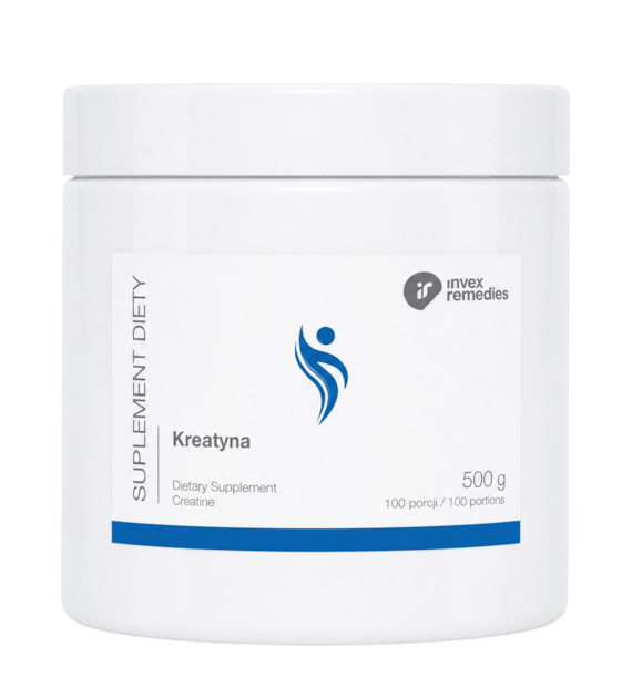 Kreatyna 100 porcji 500g INVEX REMEDIES