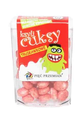 PIĘĆ PRZEMIAN Cuksy truskawkowe z ksylitolem 13g
