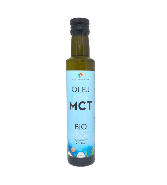 PIĘĆ PRZEMIAN Olej MCT z kokosa BIO 250ml