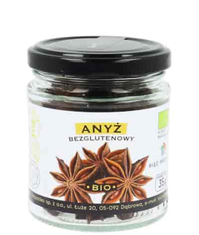PIĘĆ PRZEMIAN Anyż gwiazdki bezglutenowy BIO 35g
