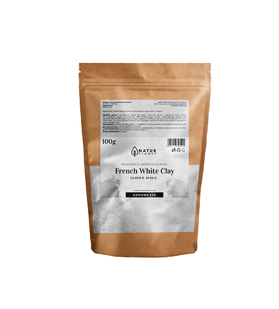 Glinka oryginalna francuska - biała 100g NATUR PLANET
