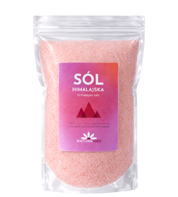 NATURA-MED Sól himalajska różowa DROBNA 1kg