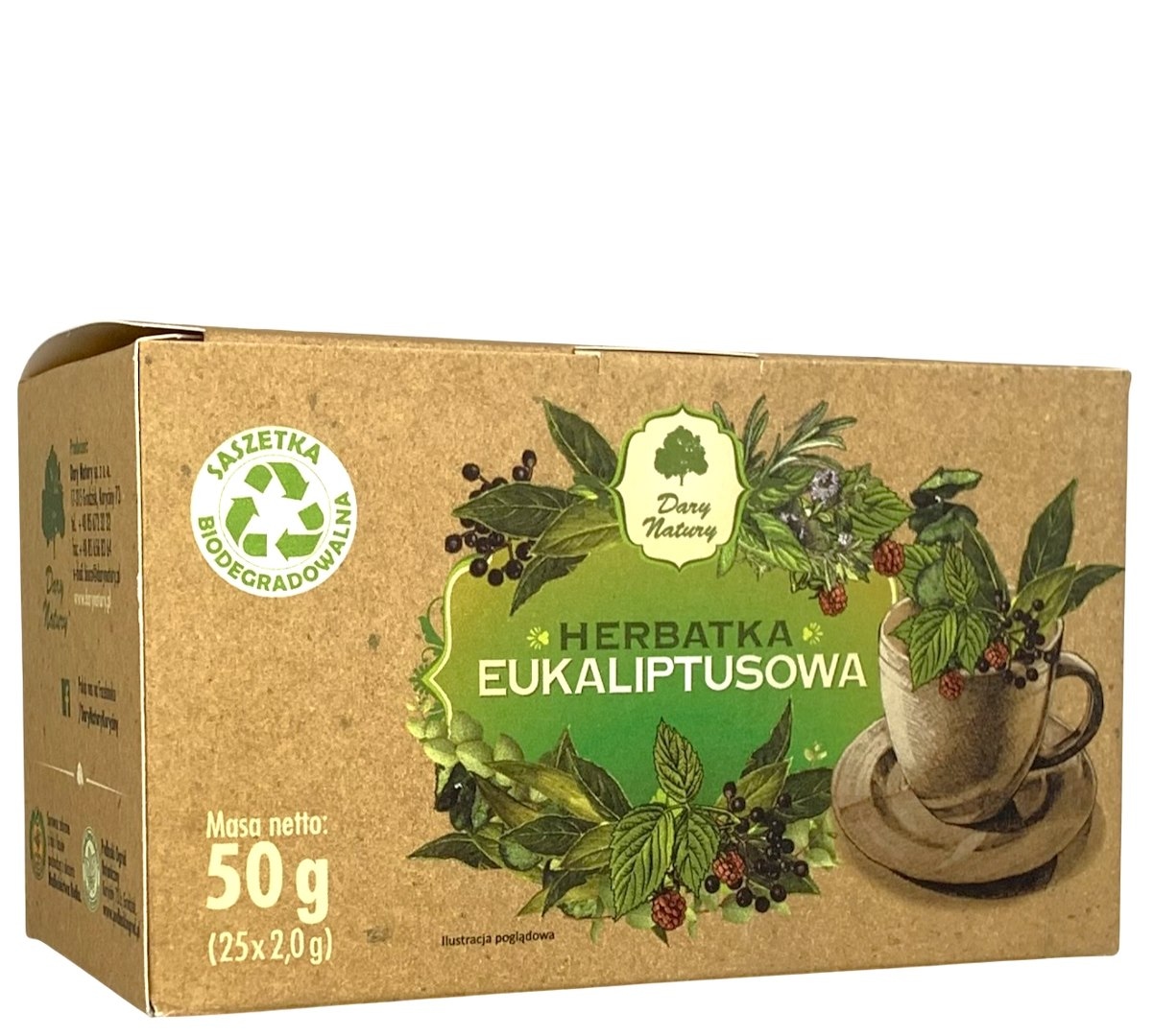 Herbatka Eukaliptusowa fix 25*2g DARY NATURY