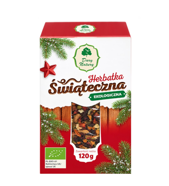 Herbatka Świąteczna BIO 120g DARY NATURY