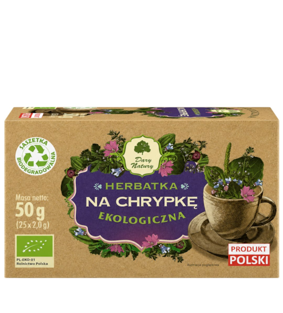 Herbatka Na Chrypkę fix BIO 25*2g DARY NATURY