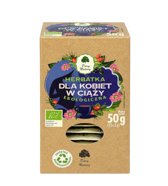 Herbatka Dla kobiet w ciąży fix BIO 25*2g DARY NATURY