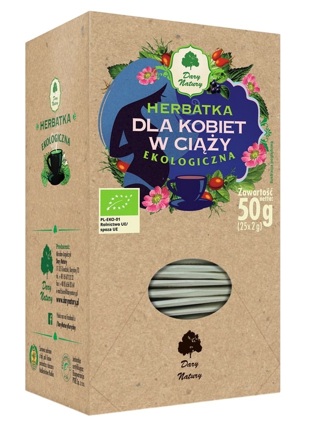 Herbatka Dla kobiet w ciąży fix BIO 25*2g DARY NATURY
