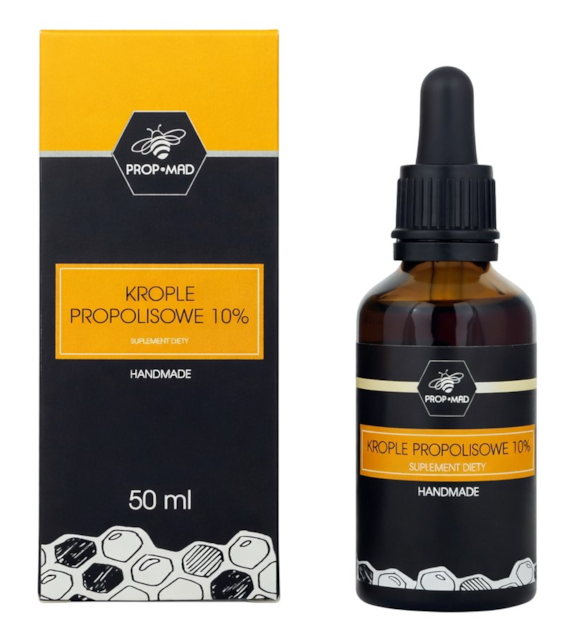 PROP-MAD Krople propolisowe 10% 50ml