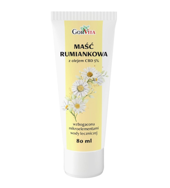 GORVITA Maść rumiankowa z olejem CBD 5% 80ml