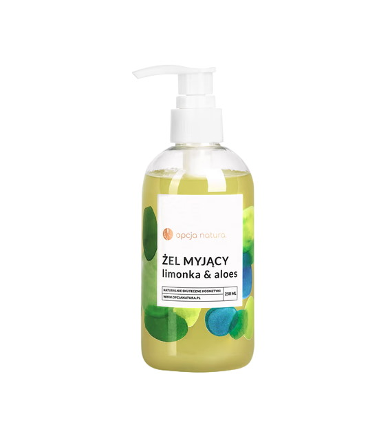 Żel myjący do ciała i twarzy limonka i aloes 250ml OPCJA NATURA