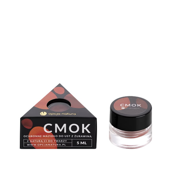 Cmok ochronne mazidło do ust z żurawiną 5ml OPCJA NATURA