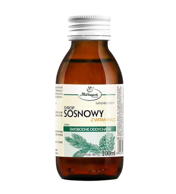 Syrop sosnowy z wit. C 100ml HERBAPOL KRAKÓW