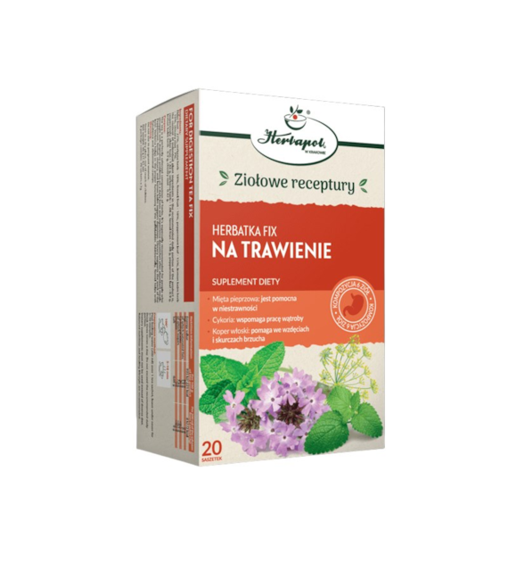 Herbatka Trawienie fix 20*2g HERBAPOL KRAKÓW
