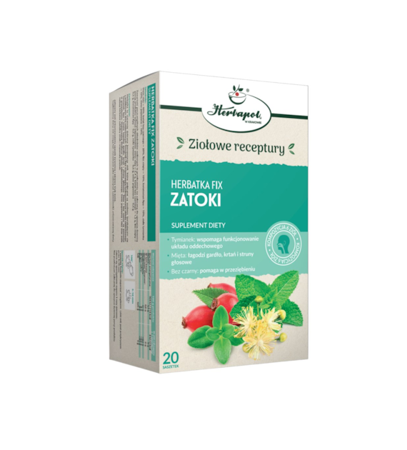 Herbatka ZATOKI fix 20*2g HERBAPOL KRAKÓW
