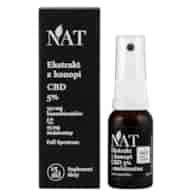 NAT Ekstrakt z konopi Full Spectrum 5% CBD + melatonina 15ml aerozol