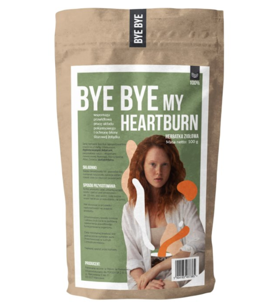 Herbatka BYE BYE my heartburn 100g (zgaga, refluks, odbijanie)