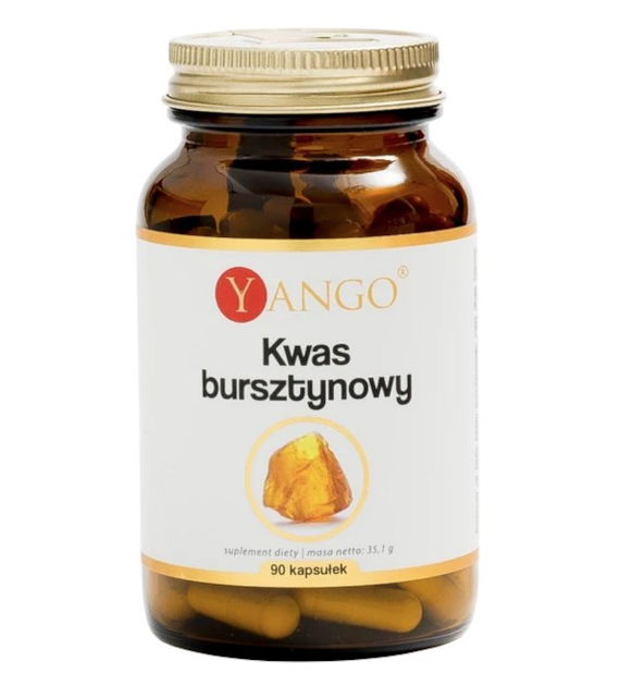 YANGO Kwas bursztynowy 40mg, 90 kaps.