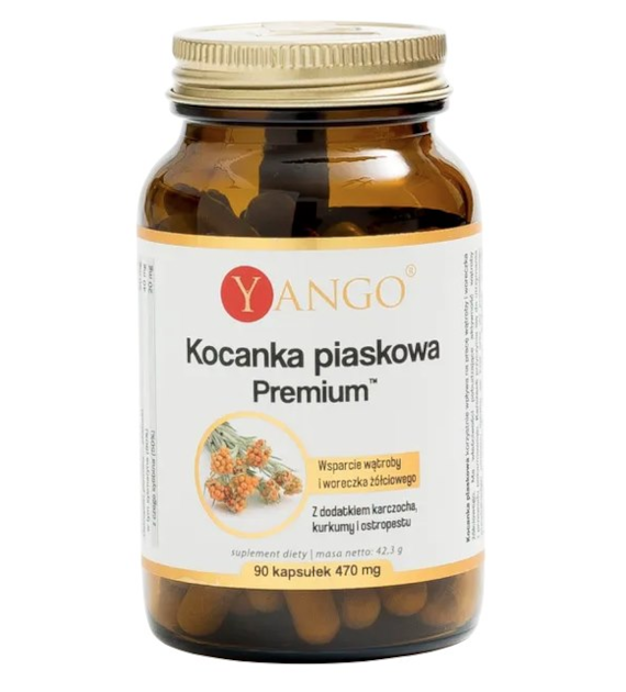 YANGO Kocanka piaskowa Premium - 90 kaps.