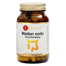 YANGO Maślan sodu otoczkowany 360mg, 90 kaps.