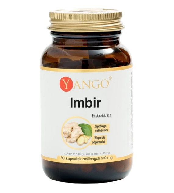 YANGO Imbir ekstrakt 10:1 420mg, 90 kaps.