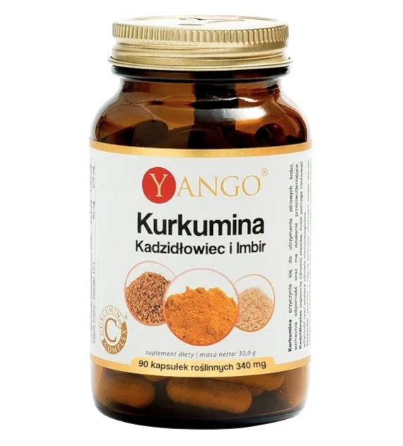 YANGO Kurkumina Kadzidłowiec i Imbir 90 kaps.