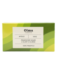 OLMA COSMETICS Mydło prawdziwe szare z oliwy z oliwek 100g