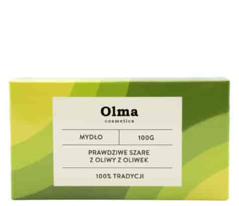 OLMA COSMETICS Mydło prawdziwe szare z oliwy z oliwek 100g