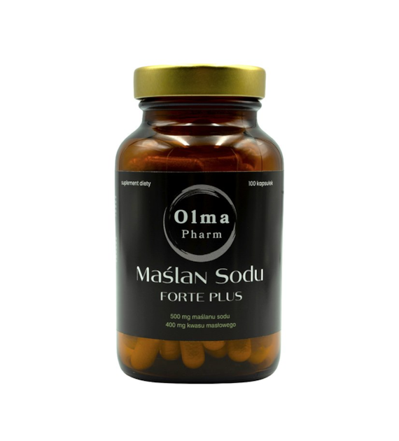 OLMA PHARM Maślan sodu Forte Plus 500mg, 100 kaps.
