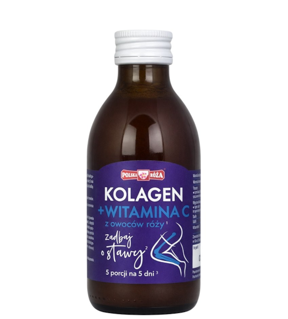Zadbaj o stawy kolagen + witamina C napój 250ml POLSKA RÓŻA