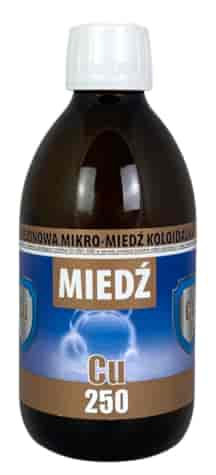 Mikro-Miedź koloidalna Cu250 25ppm 300ml PRO AKTIV