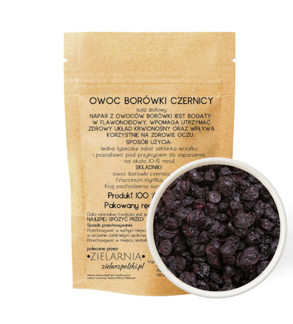 Borówka czernica owoc 50g ZIELARZPOLSKI.PL