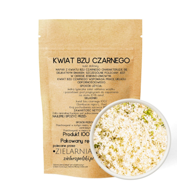 Bez czarny kwiat 50g ZIELARZPOLSKI.PL