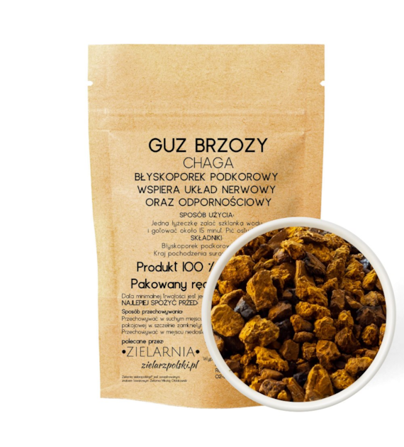 Brzoza guz chaga 50g ZIELARZPOLSKI.PL