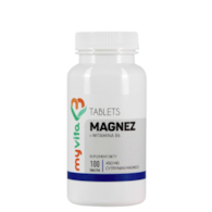 MyVita Magnez + Witamina B6 100tabl. - Cytrynian magnezu 450mg + Wit B6 1,4mg