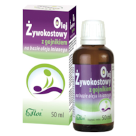 Olej żywokostowy z gojnikiem na bazie oleju lnianego 50ml FLOS