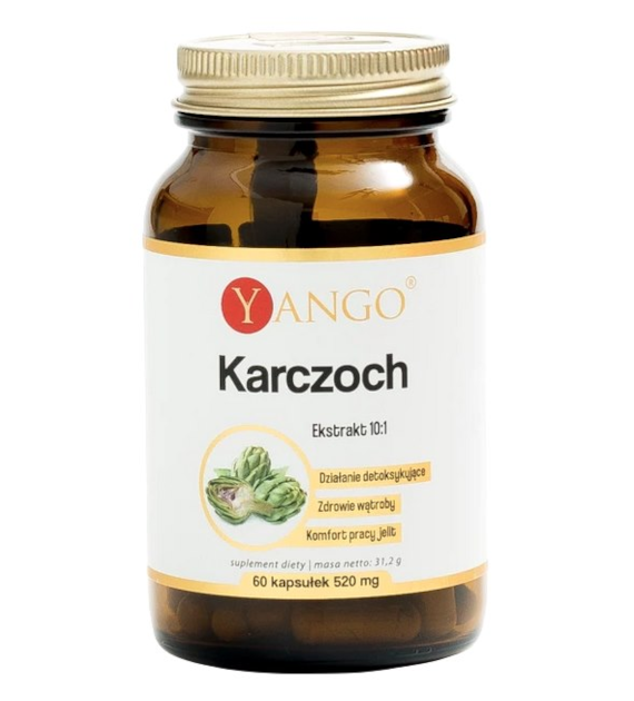 YANGO Karczoch ekstrakt 10:1 430mg, 60 kaps.
