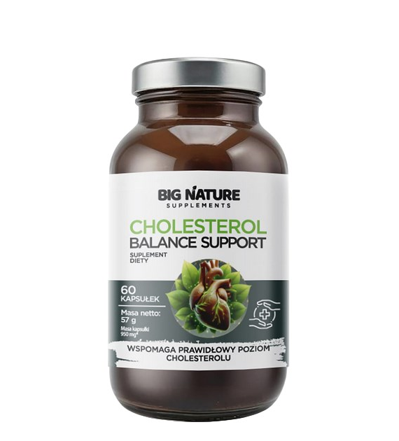 BIG NATURE Kapsułki Cholesterol Balance Support 60 kaps.