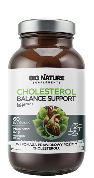 BIG NATURE Kapsułki Cholesterol Balance Support 60 kaps.
