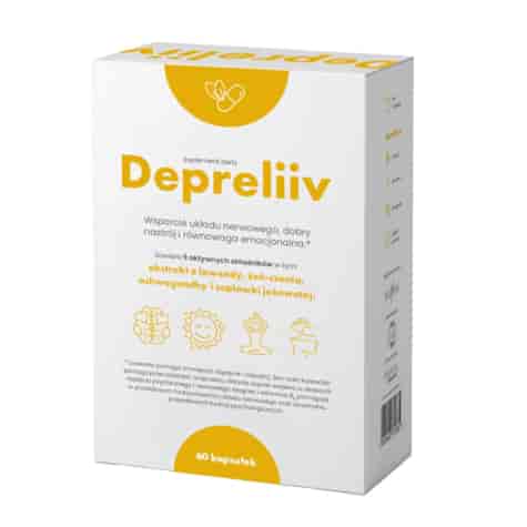 DEPRELIIV - układ nerwowy, dobry nastrój 60 kaps.