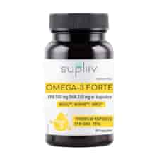Omega-3 Forte 1000mg EPA 500mg, DHA 250mg w 1 kapsułce 60kaps. SUPLIIV