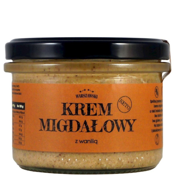 WARSZAWSKI Krem migdałowy z wanilią 190g