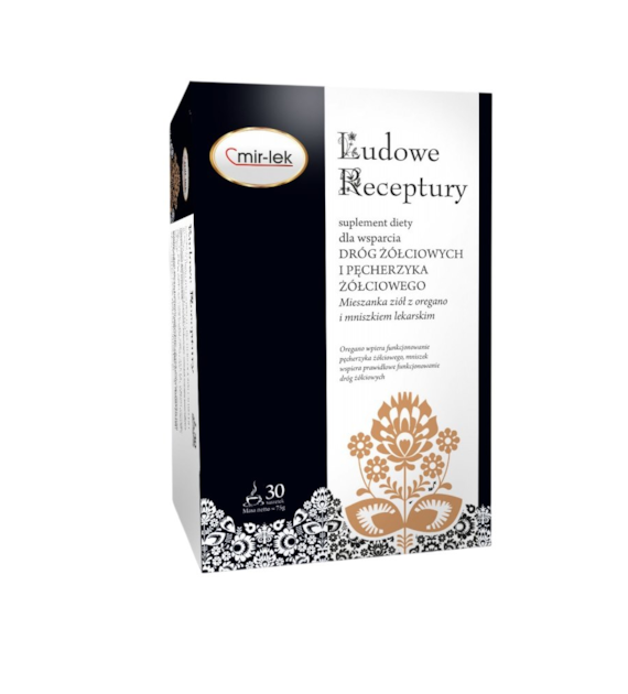 LUDOWE RECEPTURY drogi żółciowe i pęcherzyk żółciowy 30 saszetek MIR-LEK