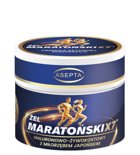 ASEPTA Żel maratoński X7 50ml hialuronowo-żywokostowy z miłorzębem japońskim