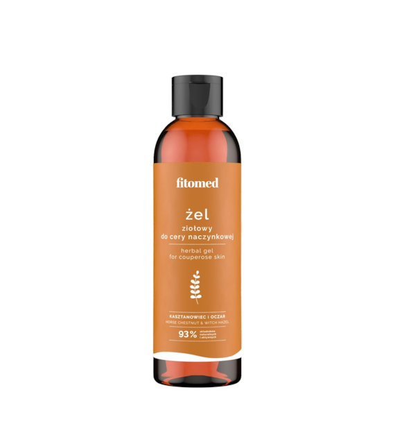 Żel ziołowy do mycia cery naczynkowej kasztanowiec i oczar 200ml FITOMED