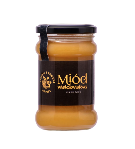 Miód kremowy wielokwiatowy 380g SPECJAŁ Z PASIEKI