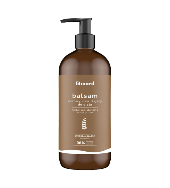 Balsam ziołowy do ciała - lukrecja gładka 500ml FITOMED