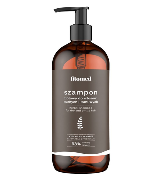 Szampon ziołowy do włosów suchych i łamliwych 500g FITOMED