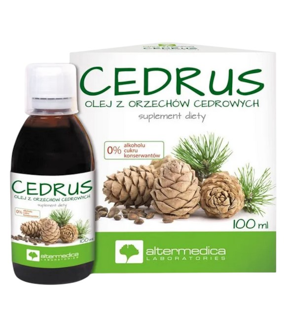 Cedrus 100ml. Olej z orzechów cedrowych ALTER MEDICA
