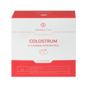 GENACTIV Colostrum z czarną porzeczką saszetki 1000mg, 30 sasz. - bioaktywny liofilizat 2h