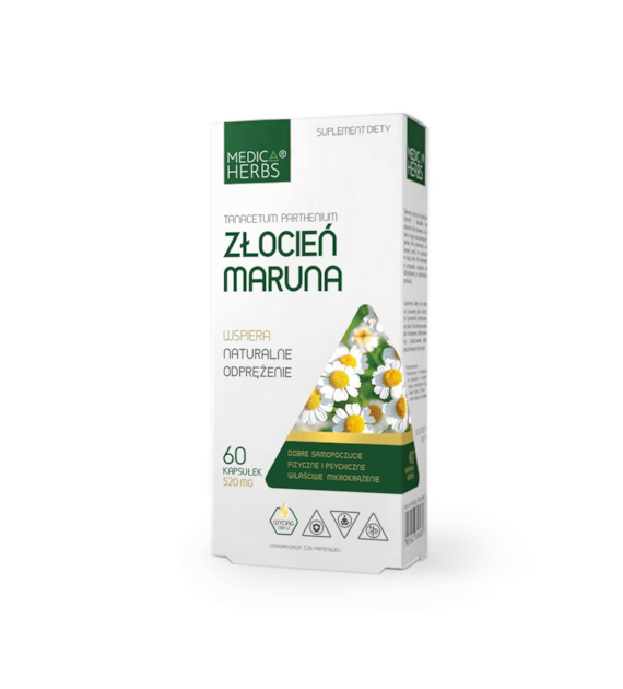 MEDICA HERBS Złocień Maruna 520mg, 60 kaps.